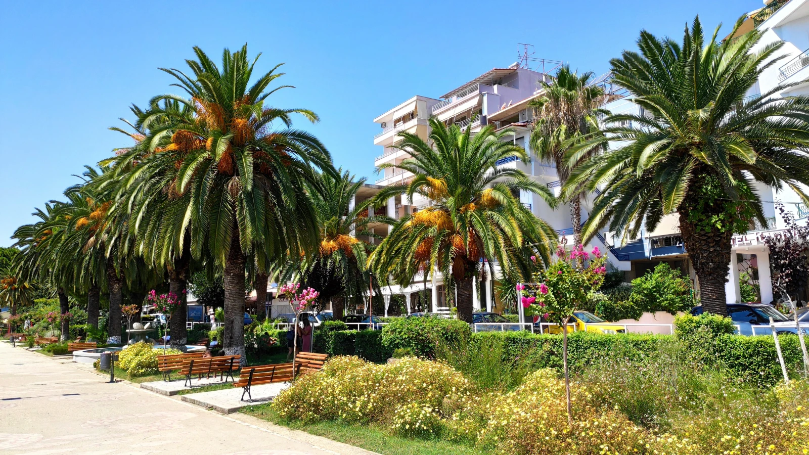 Road trip from Sarandë to Butrint National Park by rental car
